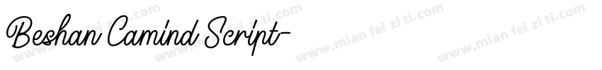 Beshan Camind Script字体转换